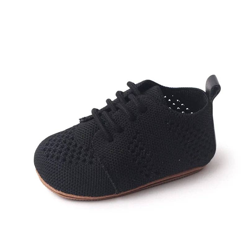 Breathable Baby Oxfords | Black