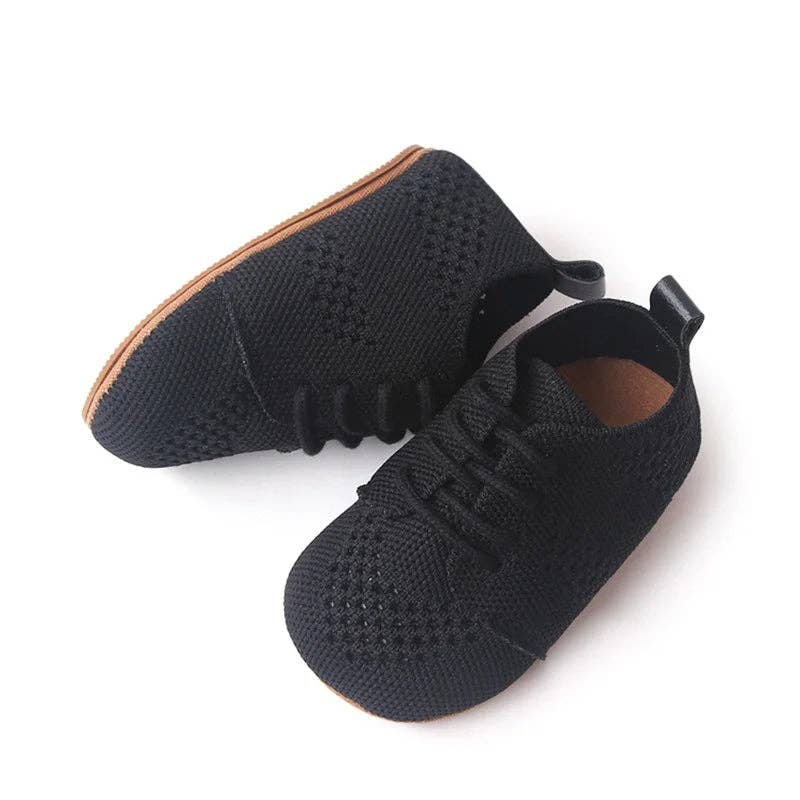 Breathable Baby Oxfords | Black