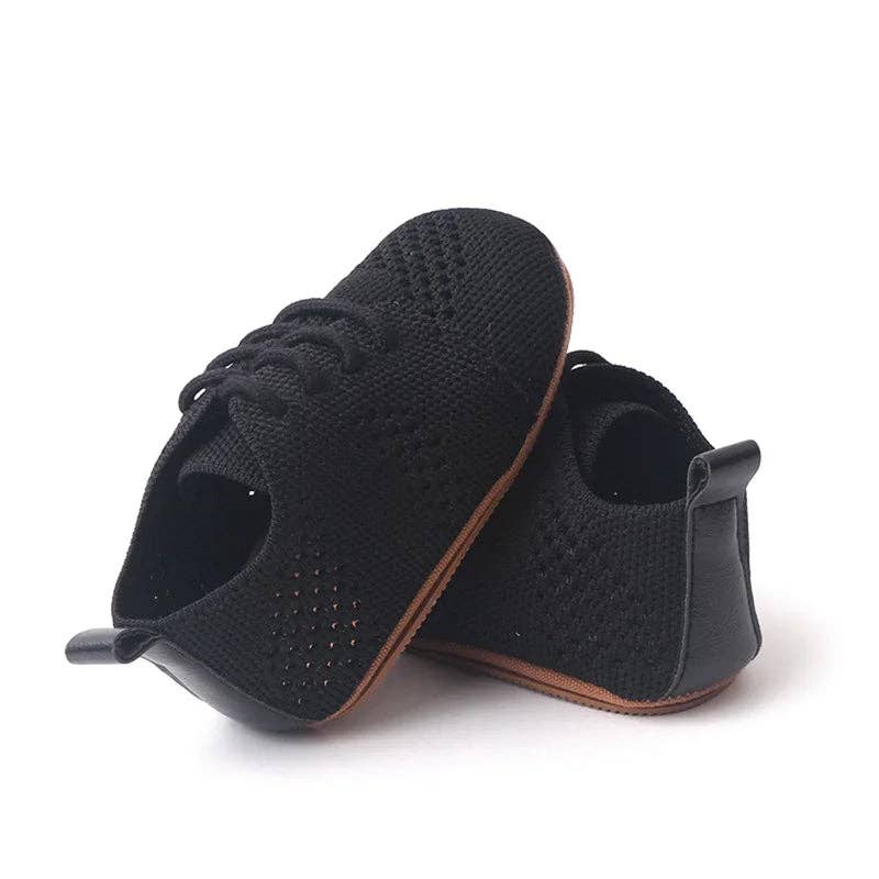 Breathable Baby Oxfords | Black