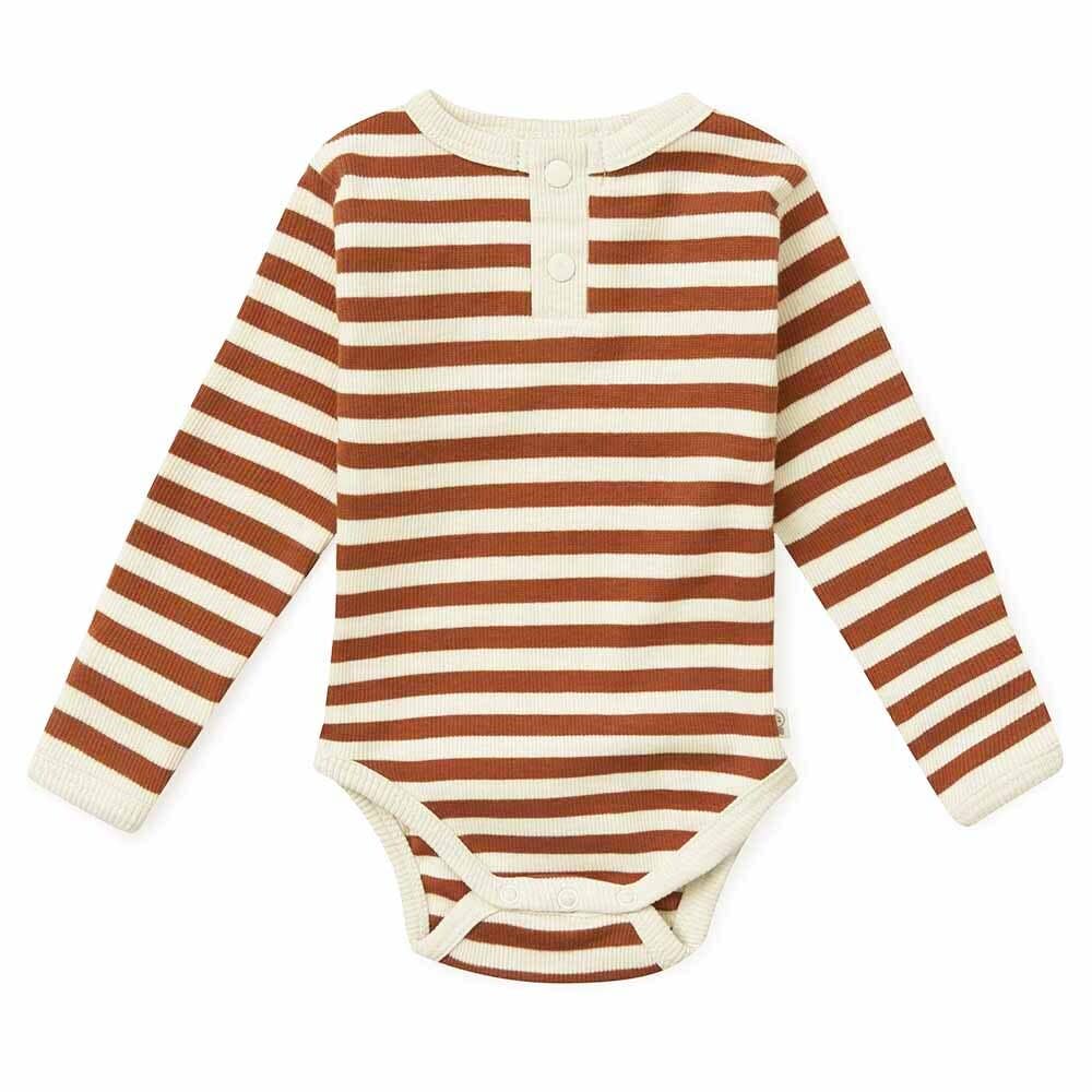 Bodysuit | Biscuit Stripe