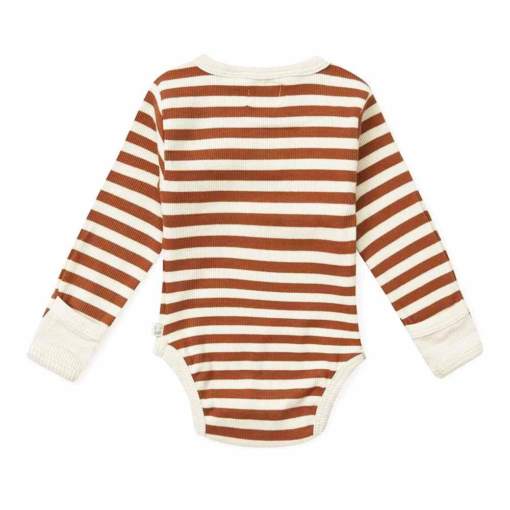 Bodysuit | Biscuit Stripe