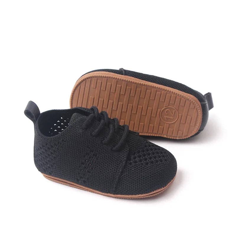 Breathable Baby Oxfords | Black