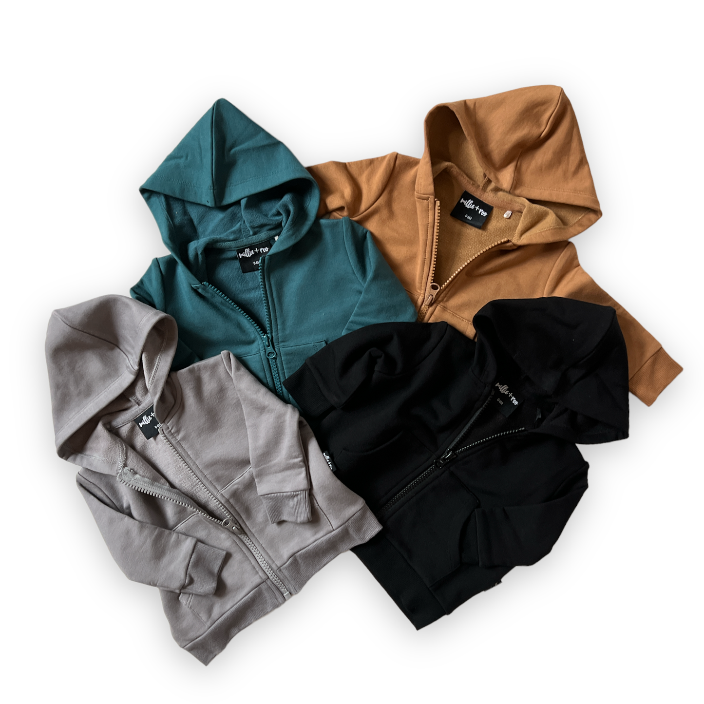 Bamboo Zip Hoodie | Peacock